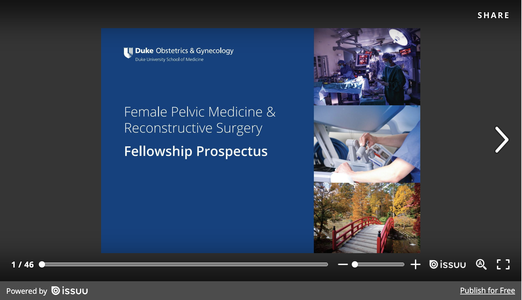Female Pelvic Medicine & Reconstructive Surgery Prospectus