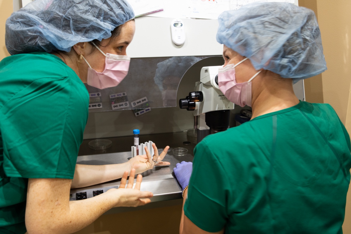 Dr. Kelly Acharya and Erin White, MS