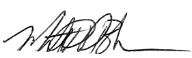 Matthew Barber, MD Signature