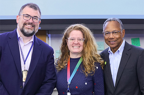 Drs. Robert Tighe, Beverly Gray and Eugene Washington