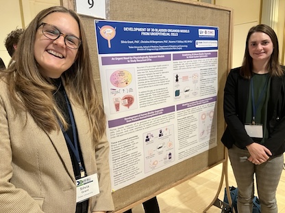 Silvia Grant, PhD, and Christina Bergemann, PhD, at 2025 CAIRIBU conference