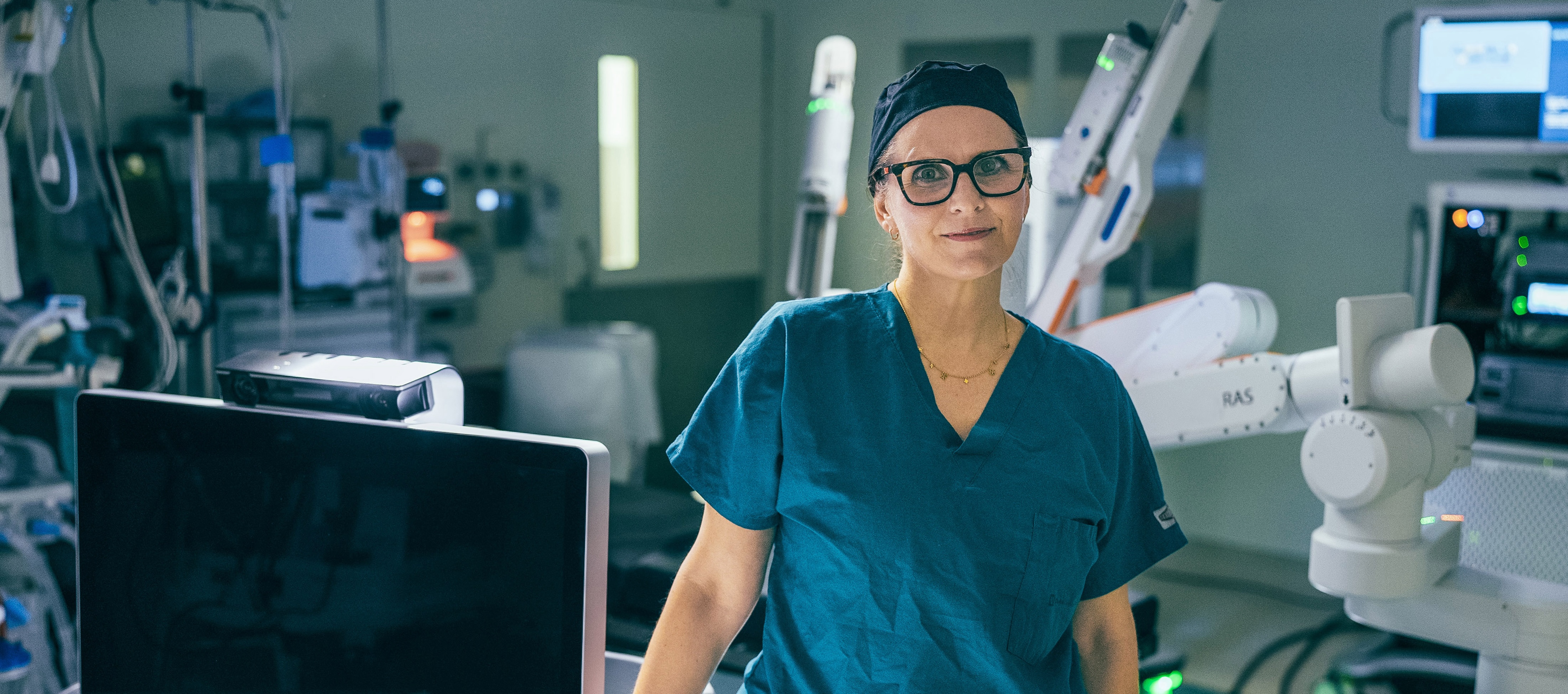 Dr. Rossi in the operating room