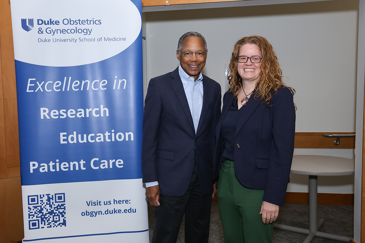 Dr. Eugene Washington and Dr. Beverly Gray.