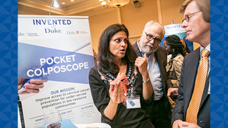 Dr. Nimmi Ramanujam, Dr. John Schmitt, Dr. Vincent Price.