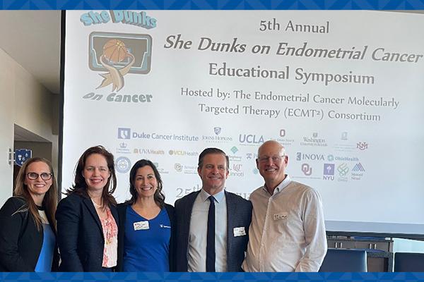 She Dunks on Cancer ECMT2 Symposium group shot