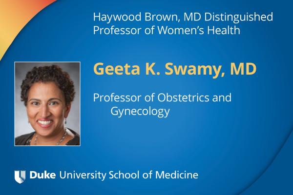 Geeta Swamy Distinguished Professor