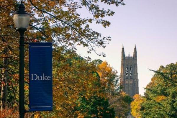 Duke chapel and Duke signage