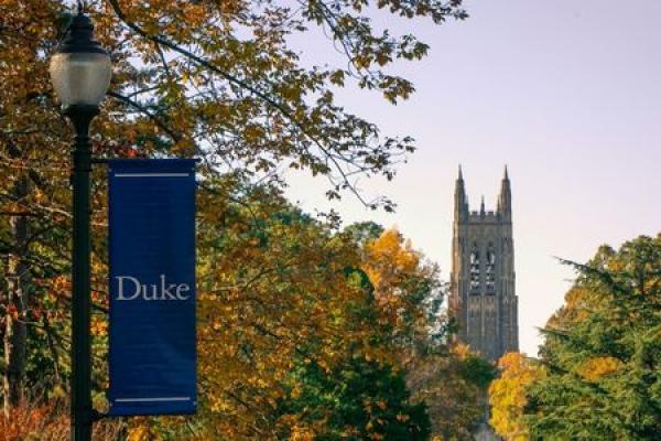 Duke chapel and Duke signage