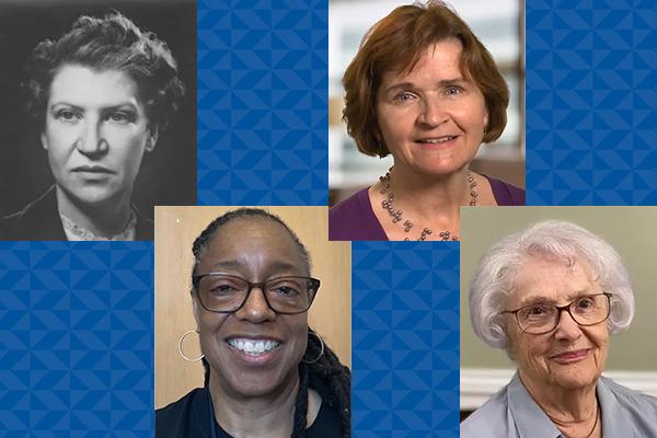 Dr. Eleanor Easley, Joyce Jiggetts, Elizabeth Livingston and Dr. Phyllis Leppert in photo montage.