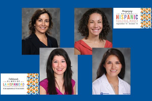 Hispanic Heritage Month's photo montage of featured contributors.