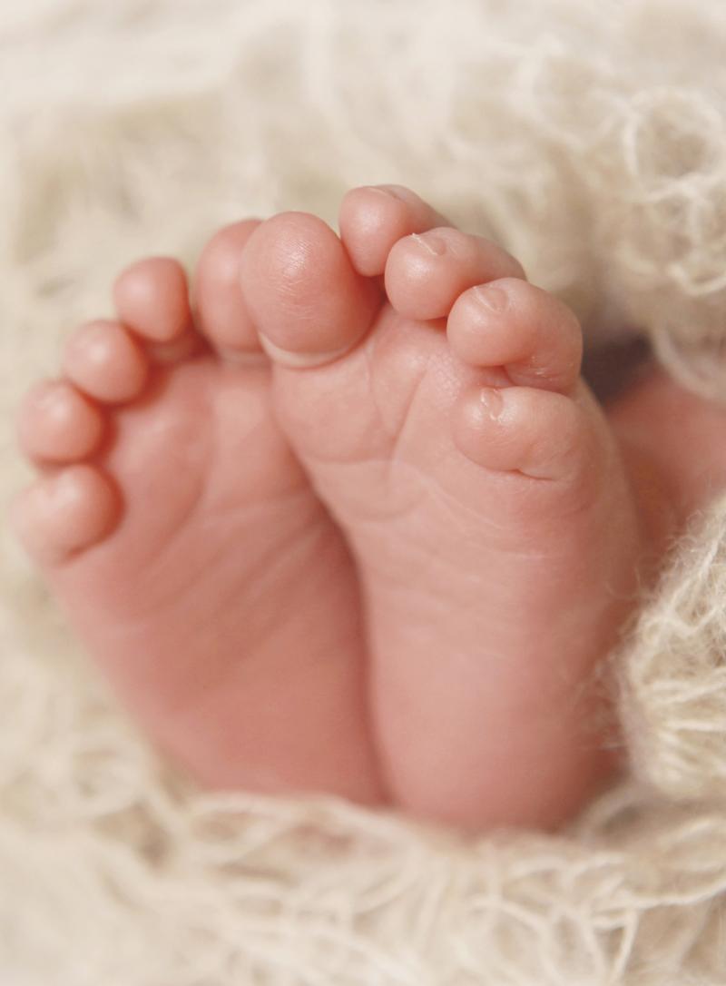 Photo of baby feet