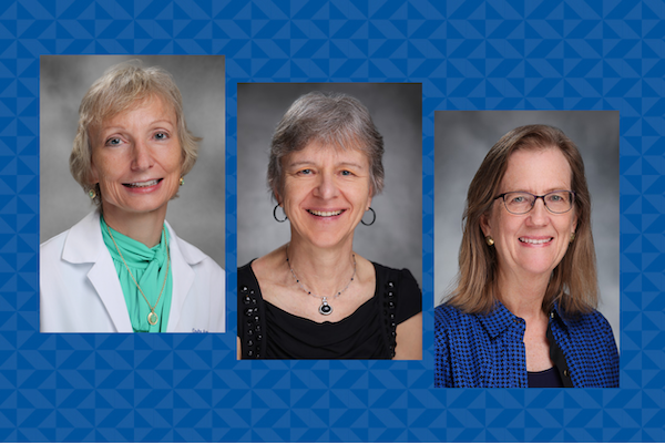 Cindy Amundsen, MD; Friederike Jayes, DVM, PhD; and Rebecca Kameny, PhD.