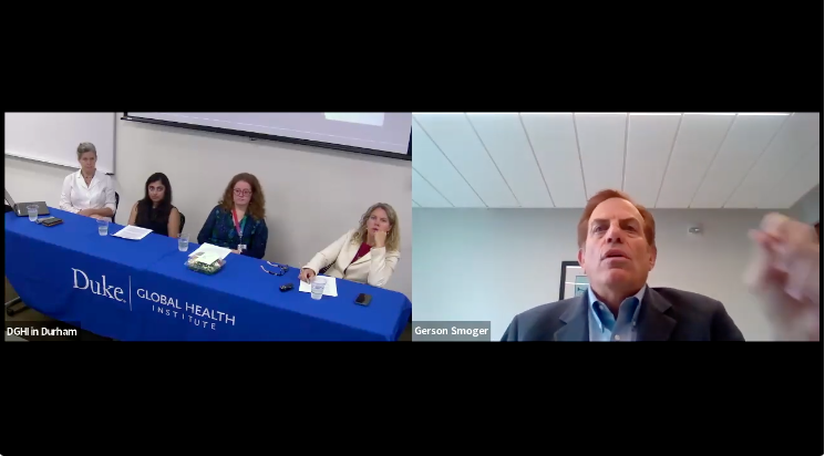 DGHI Panelists and Gerson Smoger, J.D., Ph.D.