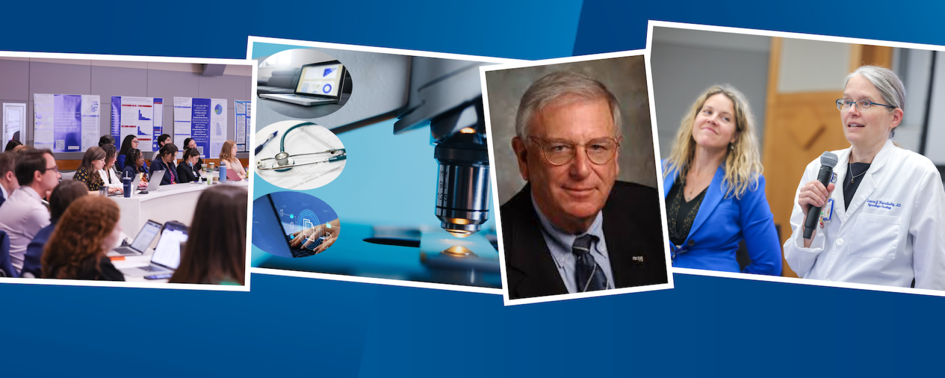 Montag of images of Charles B. Hammond, and of Research Day