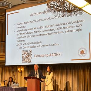 Angeles Alvarez Secord honored at AAOGF