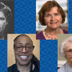 Dr. Eleanor Easley, Joyce Jiggetts, Elizabeth Livingston and Dr. Phyllis Leppert in photo montage.