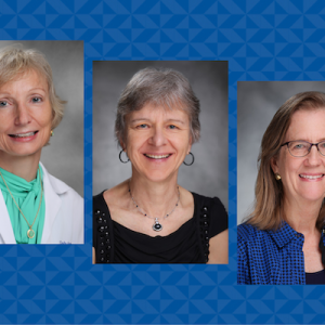 Cindy Amundsen, MD; Friederike Jayes, DVM, PhD; and Rebecca Kameny, PhD.