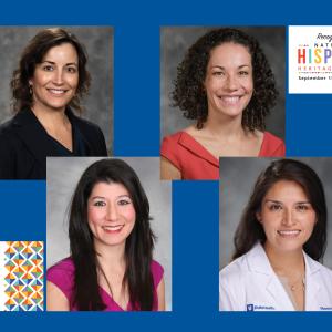 Hispanic Heritage Month's photo montage of featured contributors.