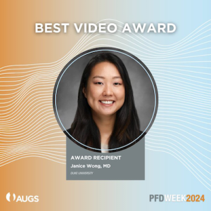 Dr. Janice Wong, Best Video Award at PFD Week 2024.