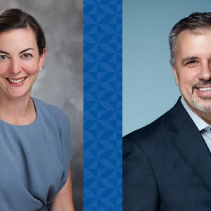 Dr. Brittany Davidson and Dr. Matthew Barber